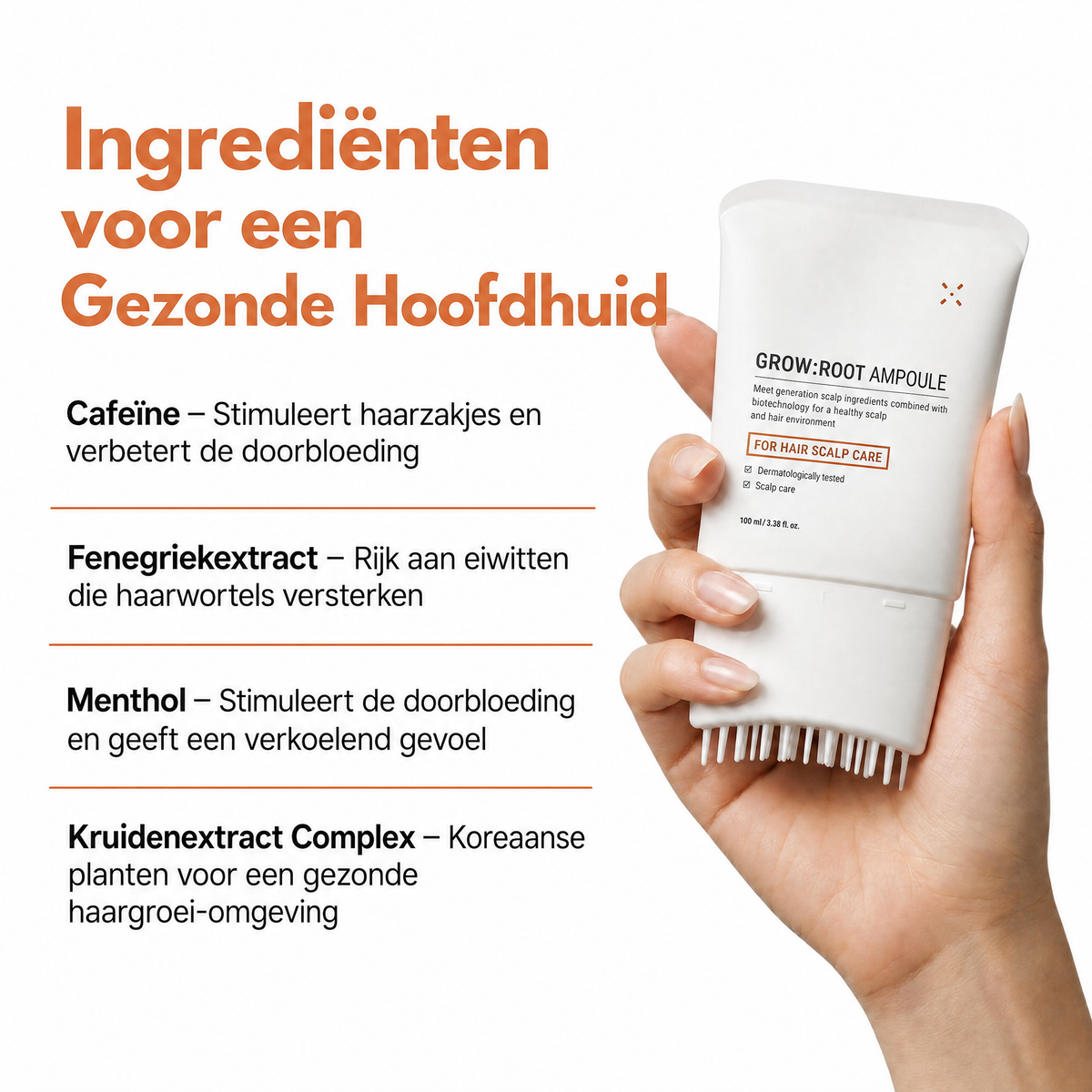 Ingredienten voor een gezonde hoofdhuid