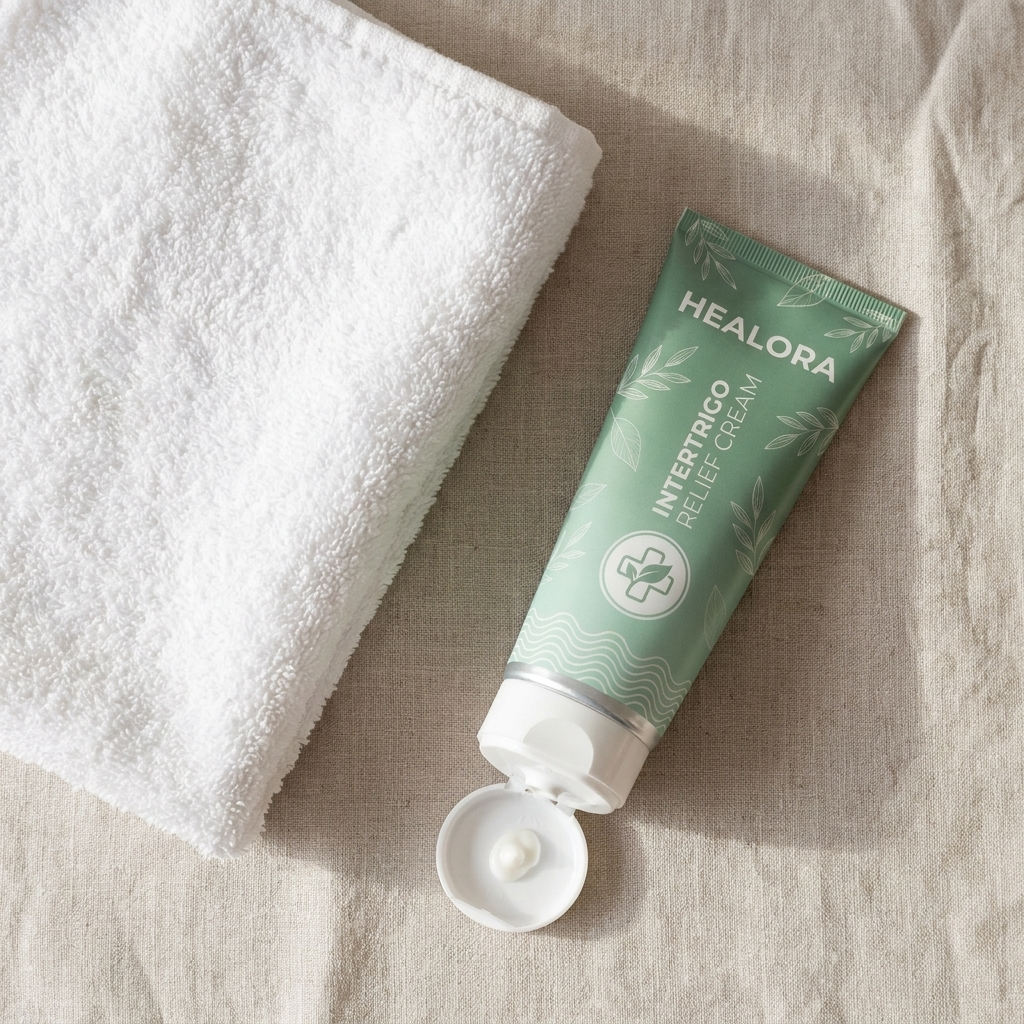 Healora routine flatlay