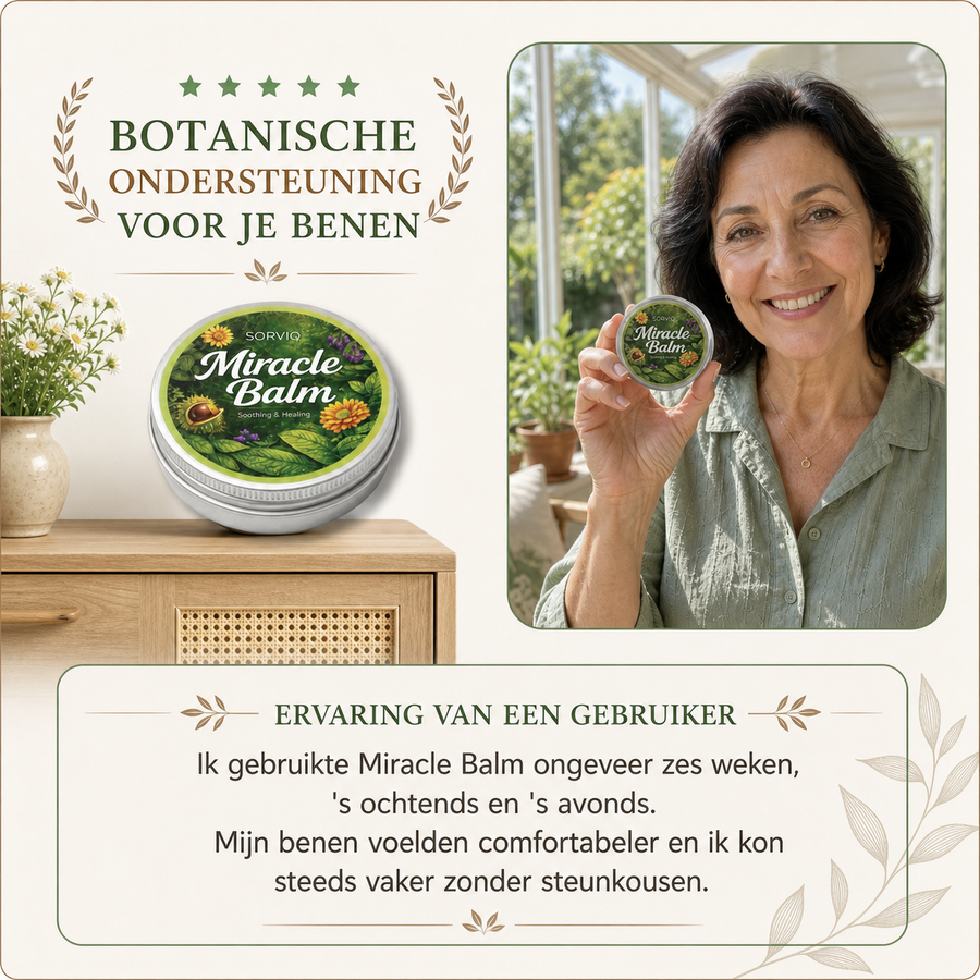 Ervaring met Miracle Balm en steunkousen
